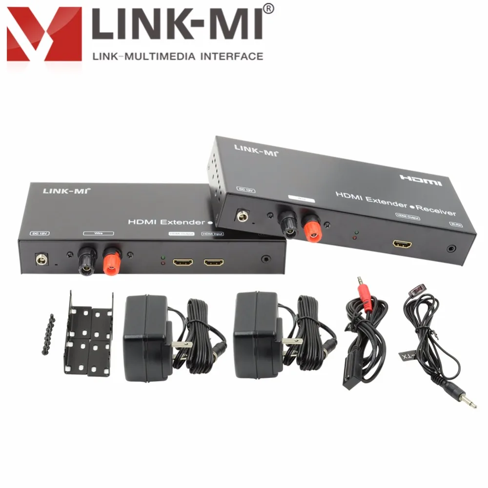 Фото LINK-MI EX41 600 м HDMI удлинитель по Anywire с ИК или циклического воспроизведения HDMI выход 1080P HDMI удлинитель №1