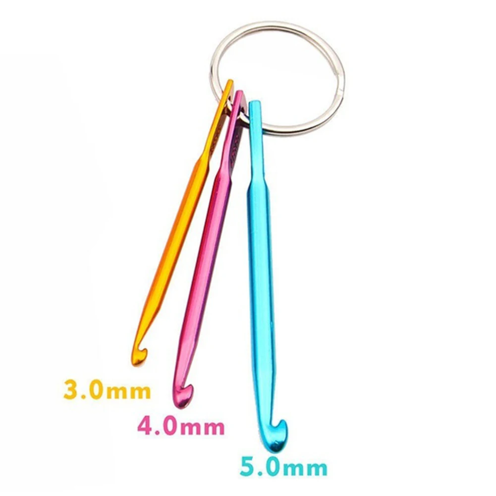 3 шт./компл. Швейные крючки с кольцом для ключей цепи набор ткацкие инструменты