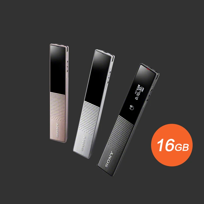 Professional Sony 16GB Capacity Digital Voice Recorder Stero Microphone Micro USB Connector Dictaphone ICD-TX650 with Earphone |