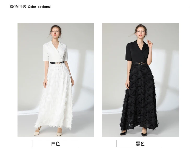 Благородные элегантные длинные ночные черные вечерние платья vestidos mujer весеннее Белое Женское Макси платье Vestido Longo Robe Noel K6900