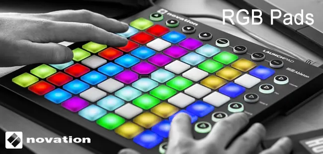 Novation Launchpad RGB DJ hit pad Resolume VJ midi controlle | Электроника