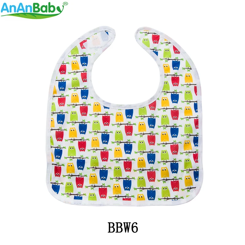 Новое поступление! Детские нагрудники Ananbaby водонепроницаемые с милым рисунком 3