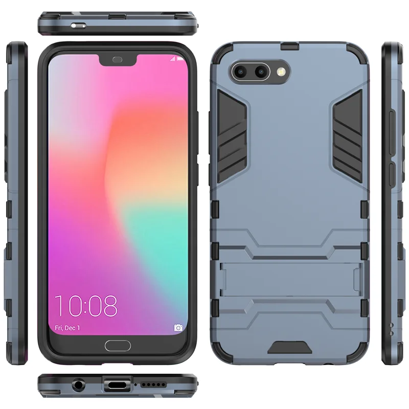 Чехол для Huawei Honor 10 Роскошный Жесткий чехол накладка с роботом телефона задняя