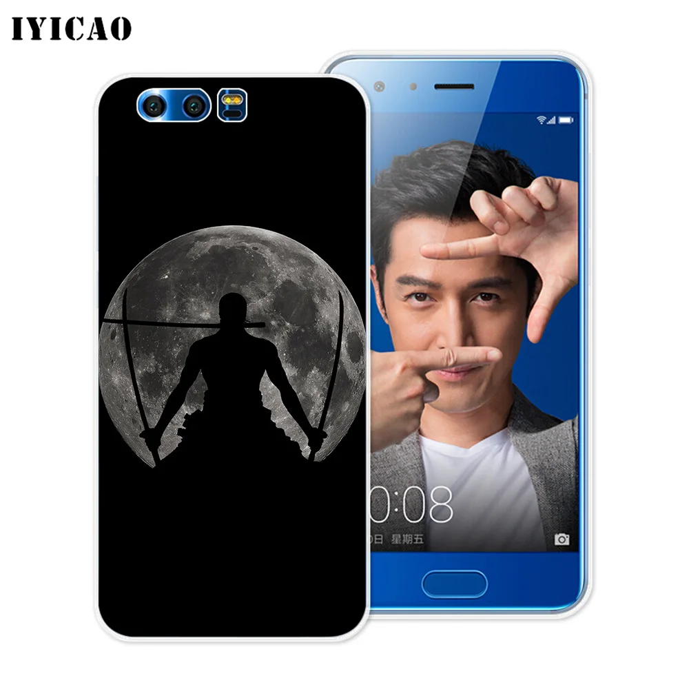 Мягкий силиконовый чехол IYICAO Roronoa Zoro для Huawei Y9 Y7 Y6 Prime 2018 Honor 8C 8X 8 9 10 Lite 7X 7C 6A 7A