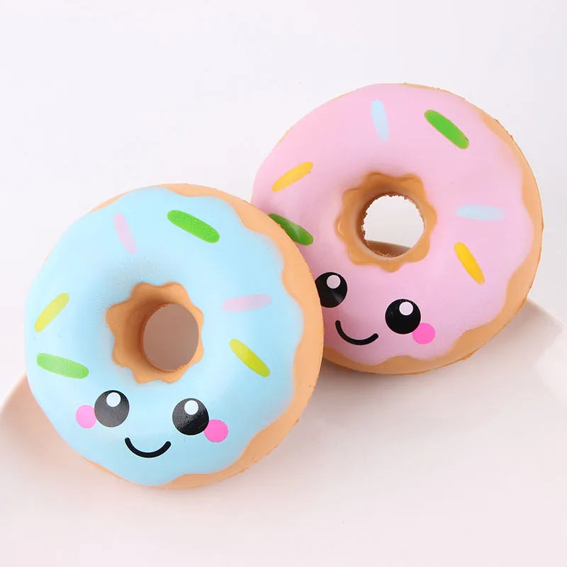 15 шт. сожмите мягкими крем пончик Ароматические Squishy замедлить рост Squeeze анти