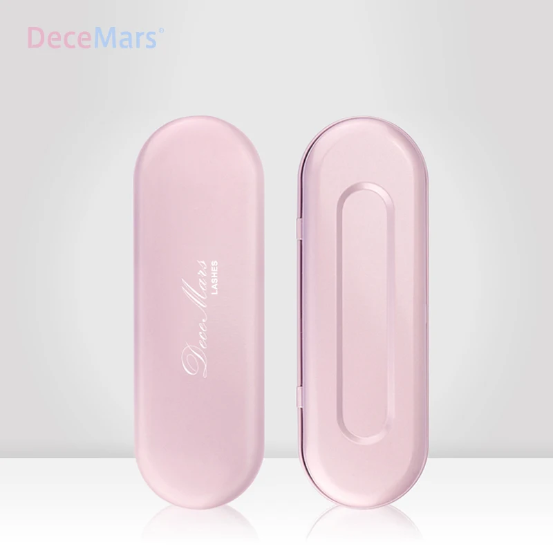 Портативный чехол для ресниц DeceMars синий розовый| |