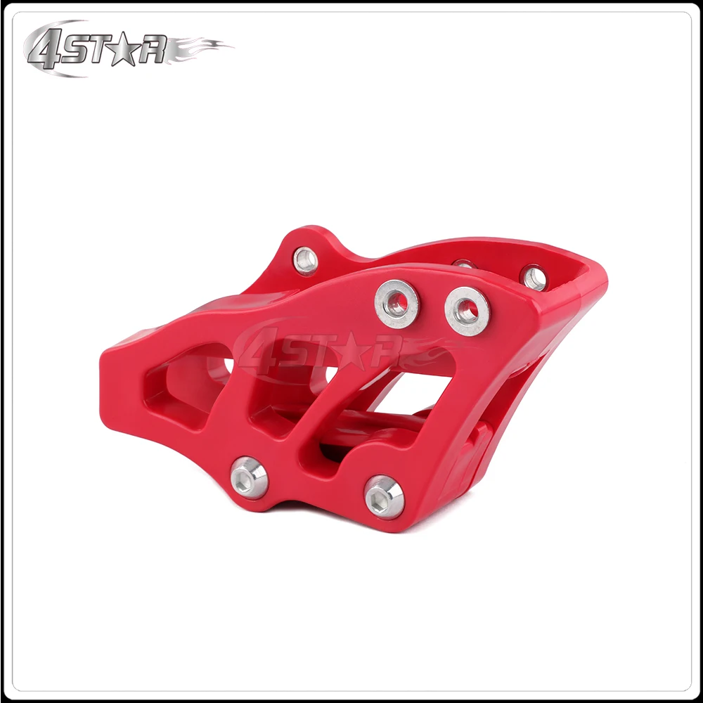 Красная пластиковая защитная направляющая цепи мотоцикла защита звездочки для