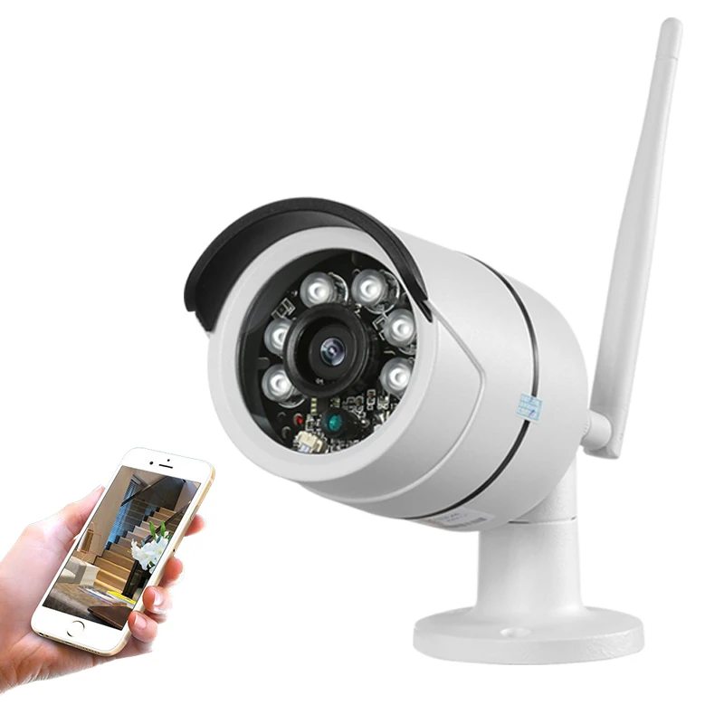 Мегапиксельная Беспроводная ip-камера 720P HD wifi камера наружная Водонепроницаемая P