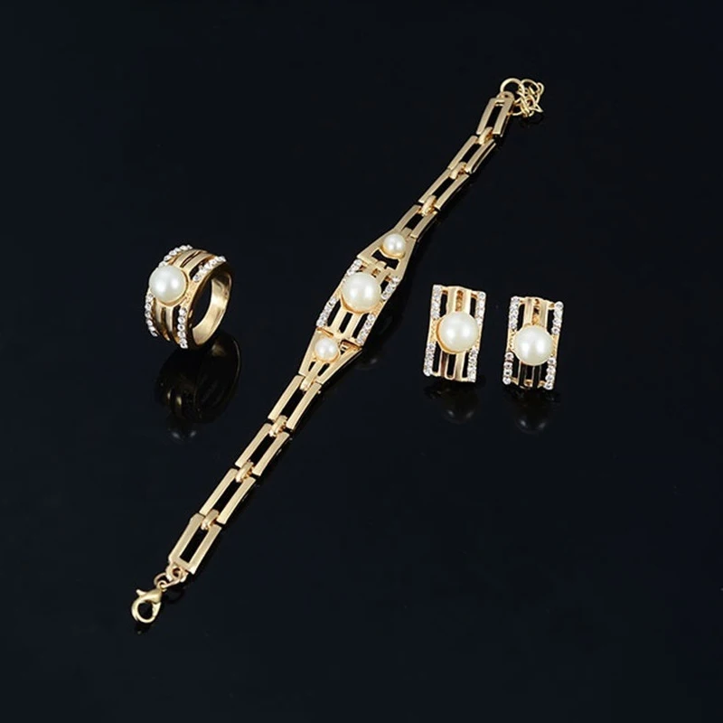 4 шт. Женский комплект украшений с австрийским кристаллом|jewelry sets for women|designer jewelry