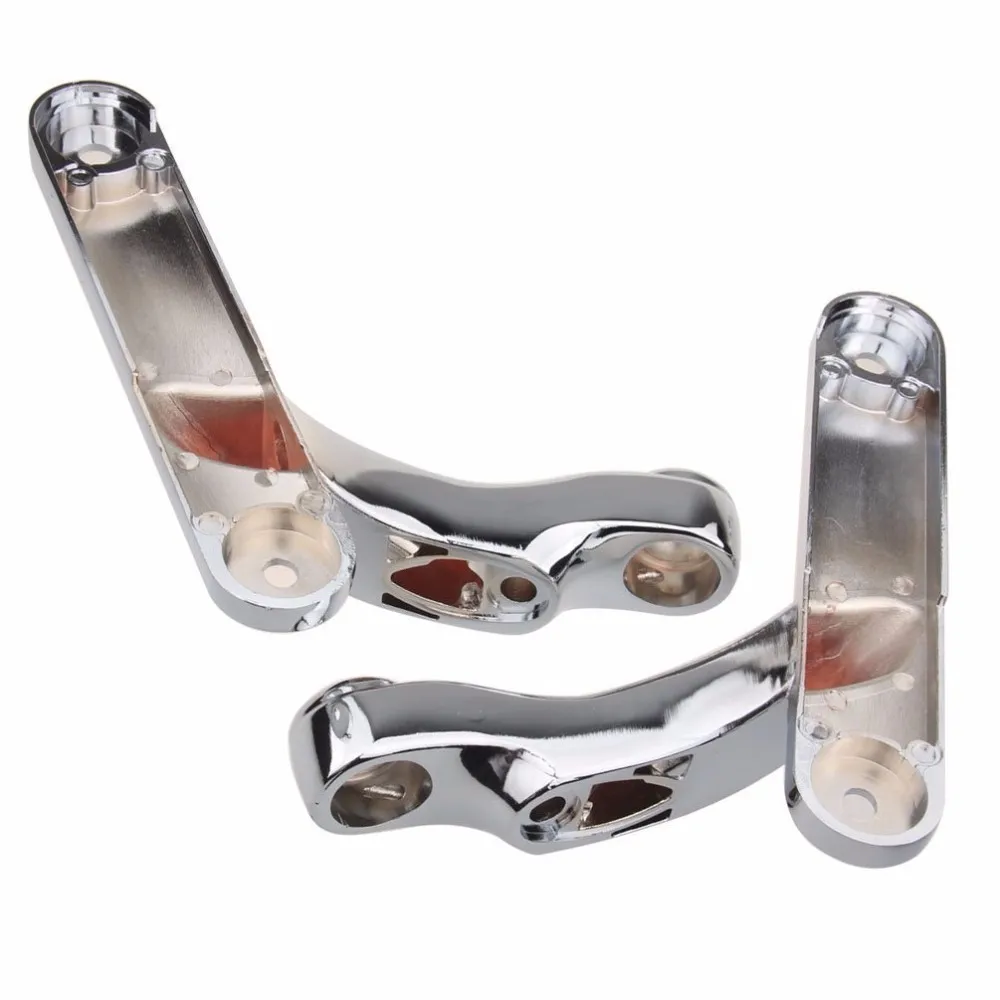 4.5" Led Auxiliary Fog Lights With 4.5 inch Housing Bucket and Mounting Brackets For Harley Street Glide( Chrome / Black