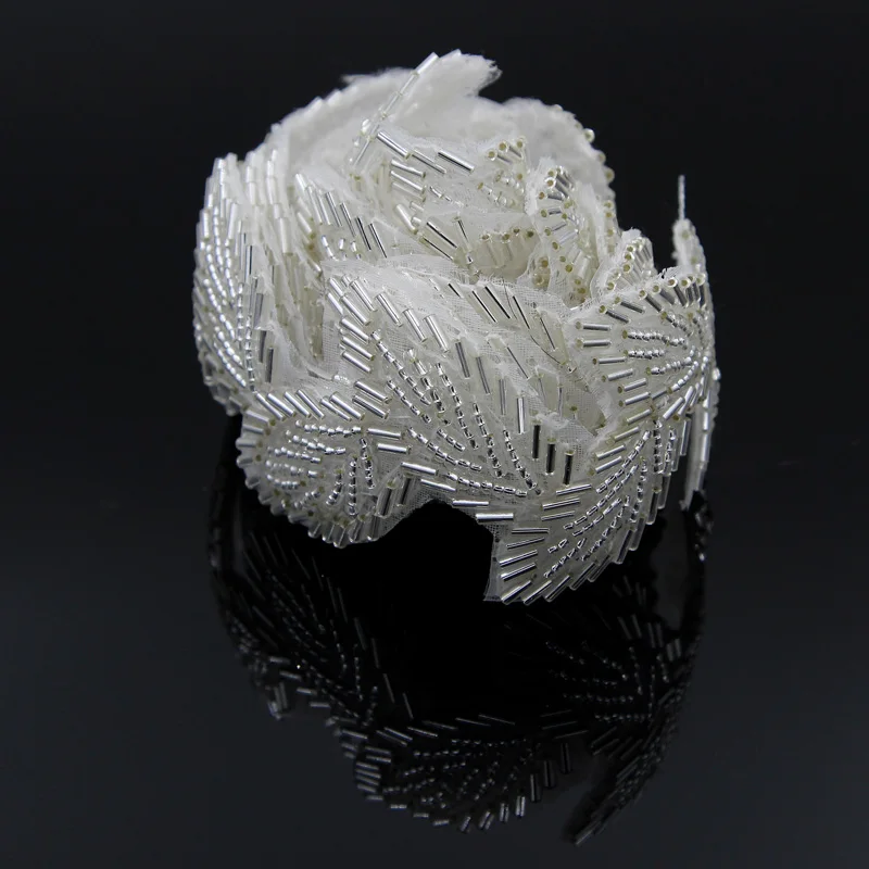 1 ярд 4 5 см ширина Новые бусины трубки горный хрусталь аппликация горячей