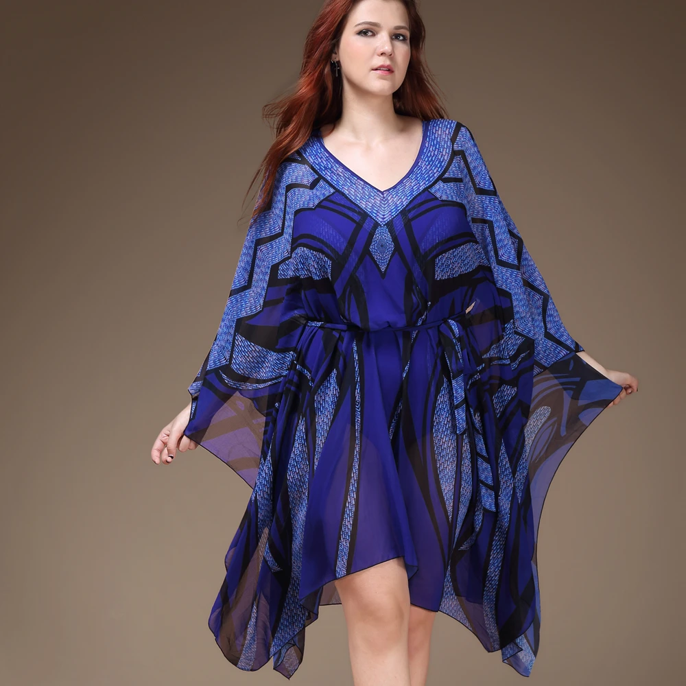 PERONA прозрачное пляжное платье с треугольным вырезом сексуальное свободное