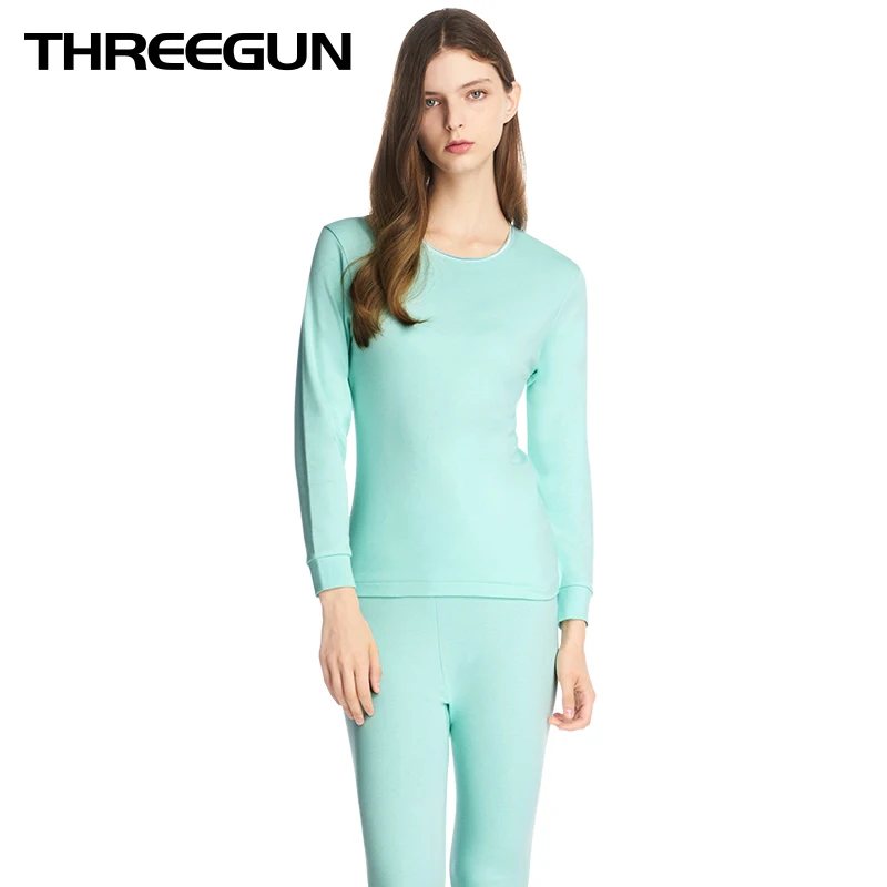 THREEGUN зимнее термобелье костюм 2019 новые кальсоны сохраняющие тепло длинные