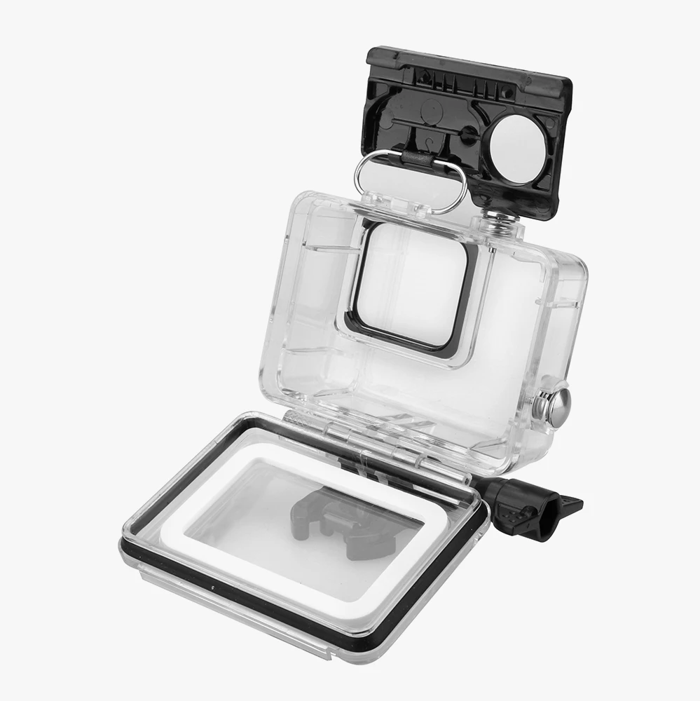 Vamson для Go pro Водонепроницаемый чехол Hero 7 серебристый/белый защитный чехол для дайвинга крепление корпуса 60 м аксессуары для камеры VP650