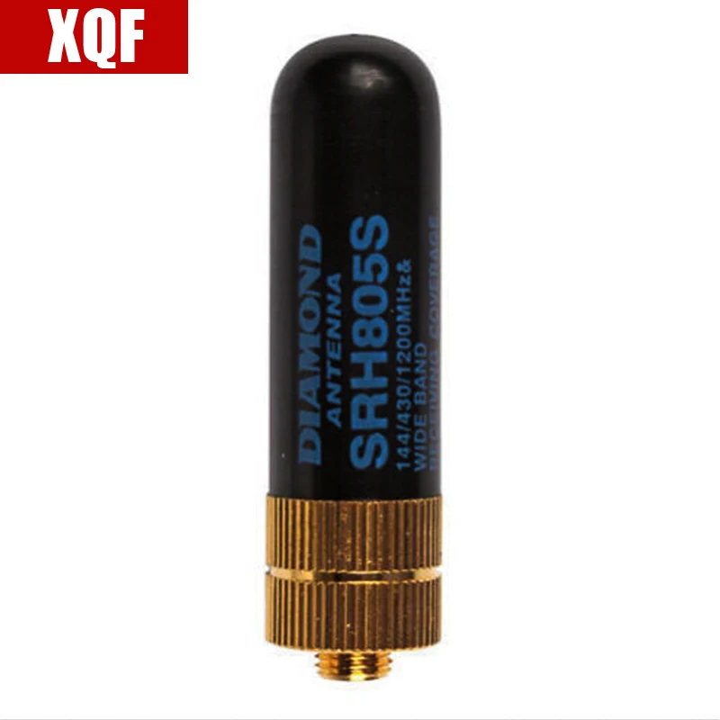 XQF SRH805S Двухдиапазонная Выдвижная антенна SMA Female136 174MHz + 400 470 МГц для Kenwood BAOFENG UV 5R 888S