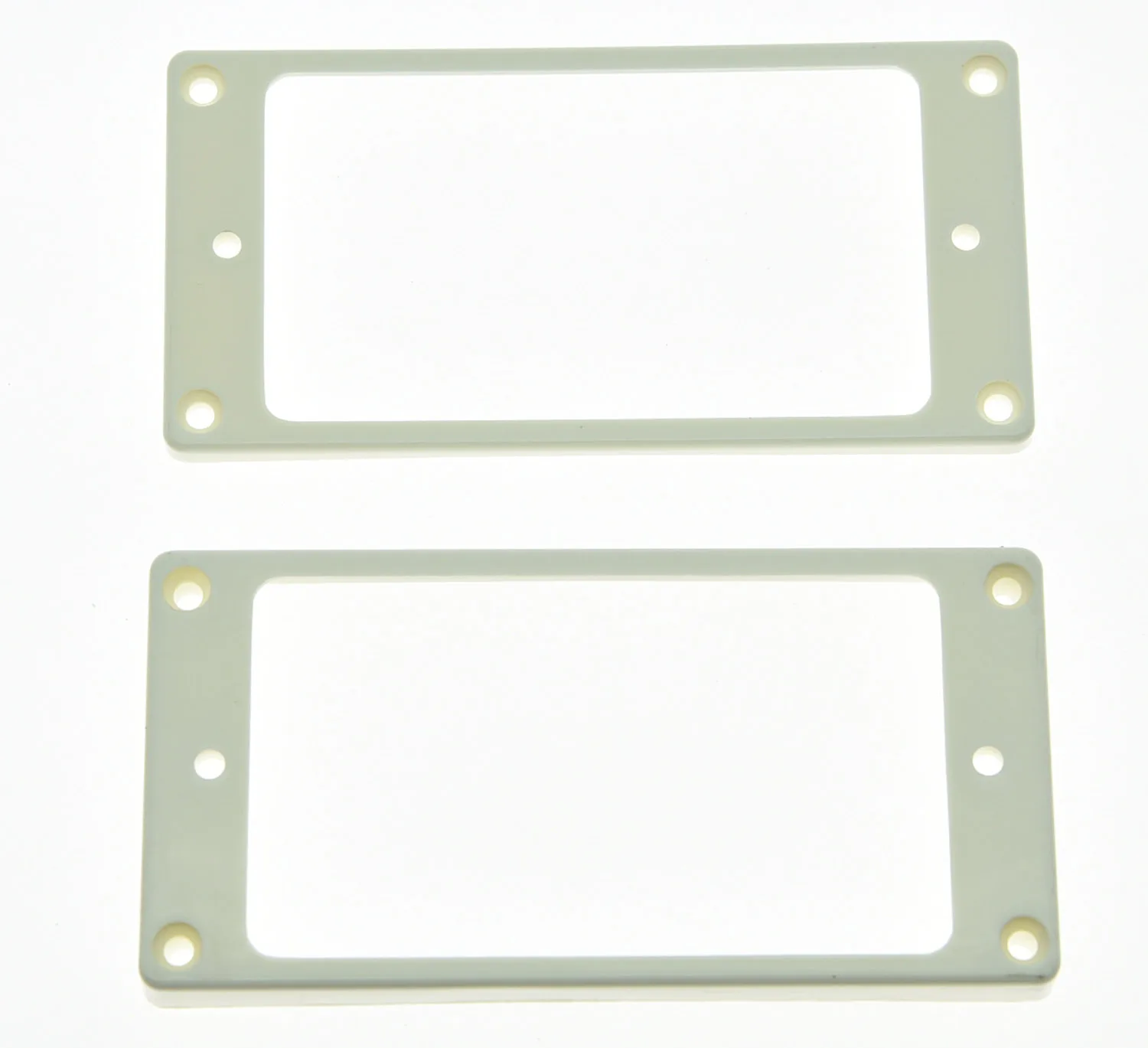 KAISH 2 шт. белое кольцо Humbucker для захвата изогнутая Нижняя оправа подходит гитары Epi