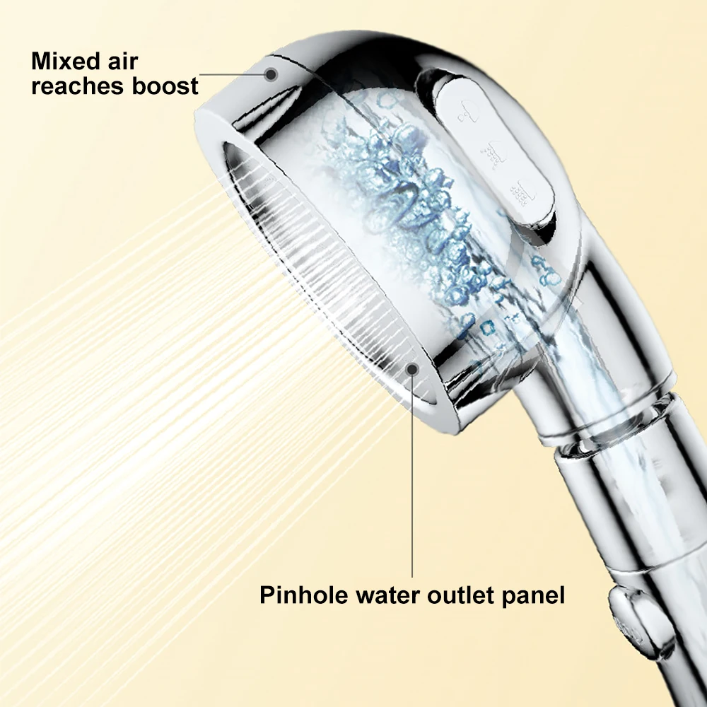 Регулируемый Фильтр для душа высокого давления экономии воды душевая головка