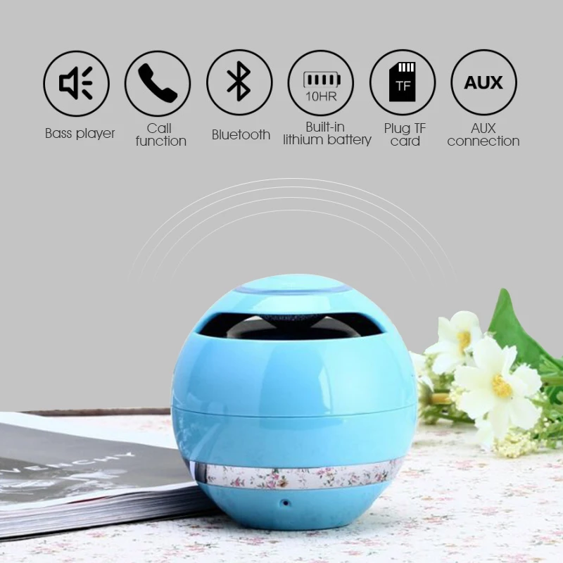 Magift Bluetooth Динамик Портативный Колонка Поддержка TF карты FM радио 3 5 мм аудио кабель