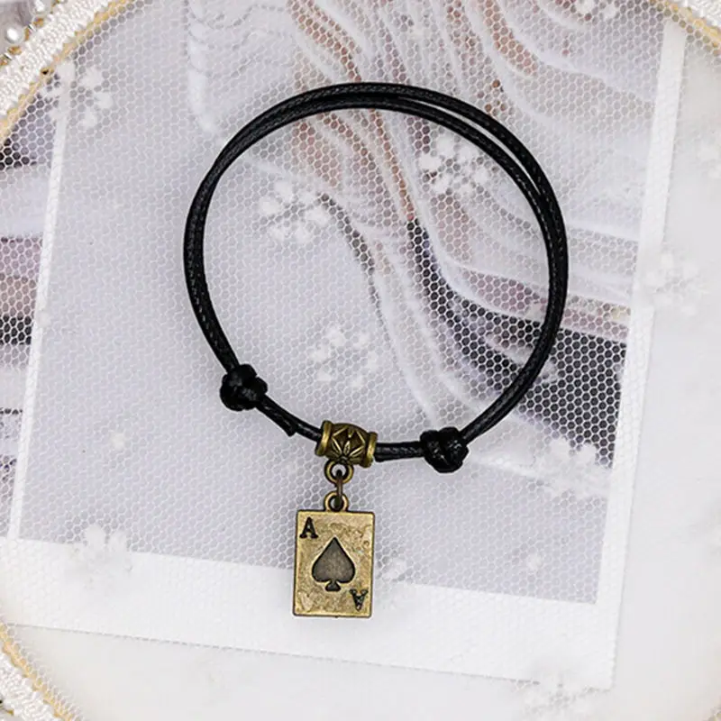 Женский винтажный браслет JIAKOU в виде покера 2 шт. Женская веревочная цепочка 2019 |