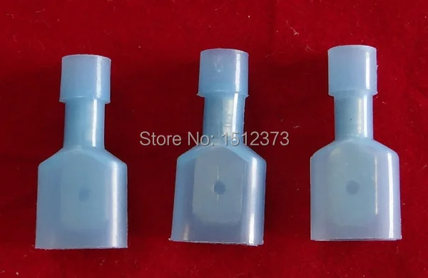 25 штук мешок двойной обжимной нейлон полностью изолирующий Мужской конец 22 18AWG (0