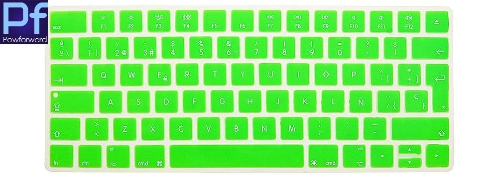 Испанский черный чехол для клавиатуры силиконовая кожа Apple Magic Keyboard (MLA22LL/A)
