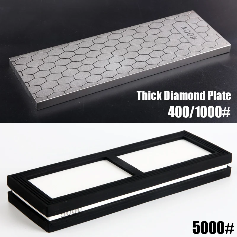 2 шт./компл. алмазный белый корунд точильный камень 400/1000 #5000 точилка для ножей