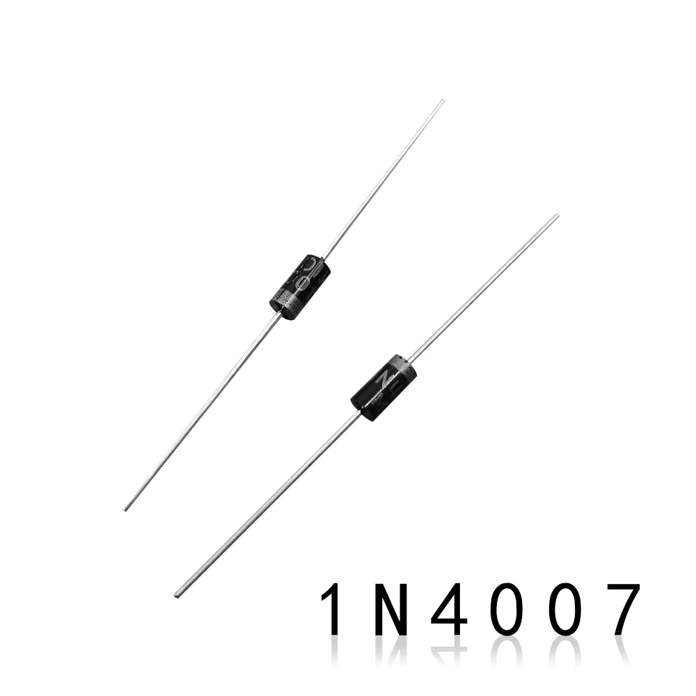 

100 PCS 1N4007 IN4007 DO-41 1.0A 1000V RECTIFIERS