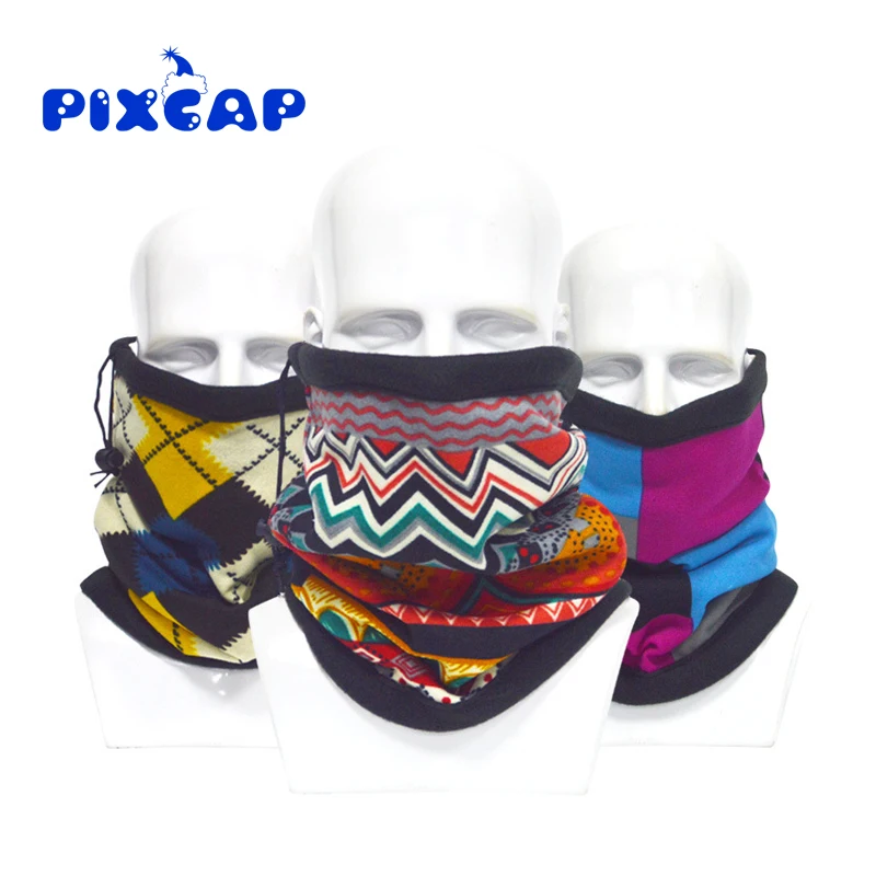 Спорт Зимний грелки шеи Российской шарф полиэстер полярные flecee ветрозащитный