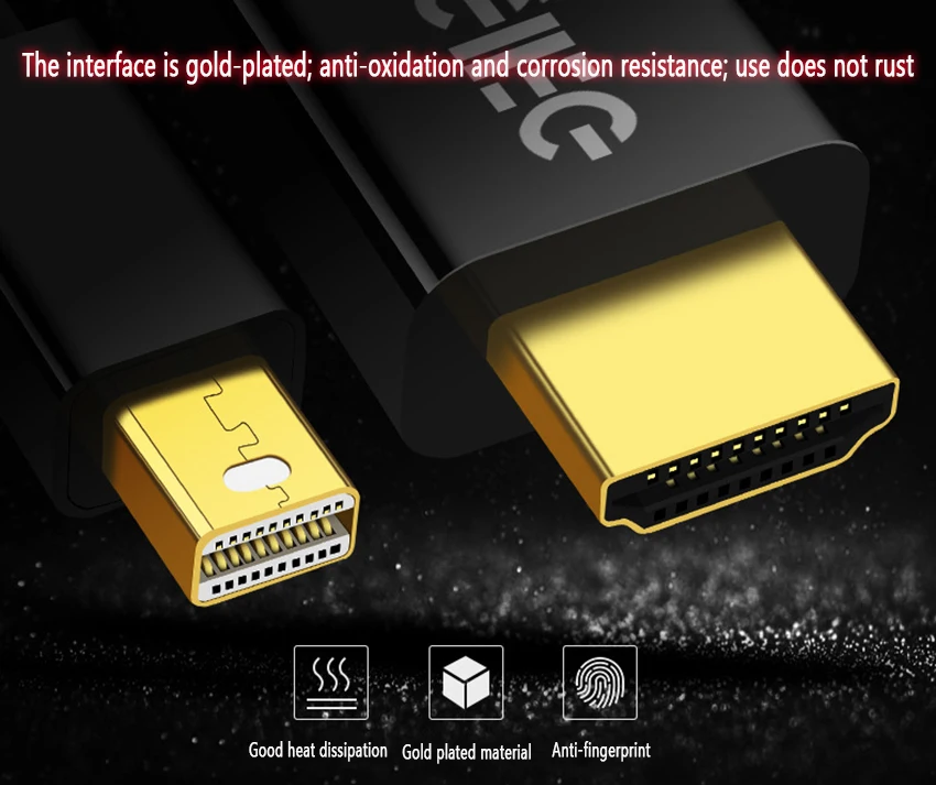 Mini DP к HDMI Benfei DisplayPort/HDMI кабель мужчинами позолоченные кабель|Кабели VGA| |