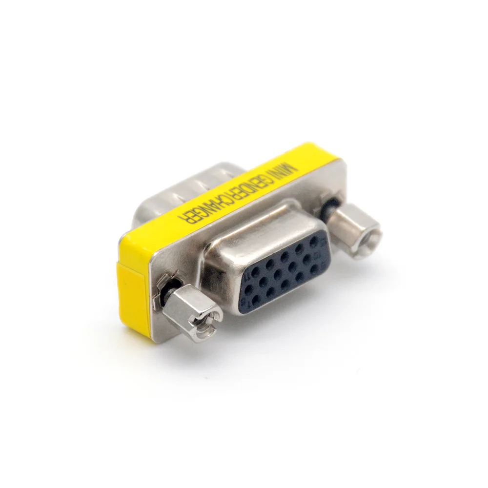 2017 новое поступление 15 pin DB15 VGA мини адаптер для смены пола разъем M/F Папа мама