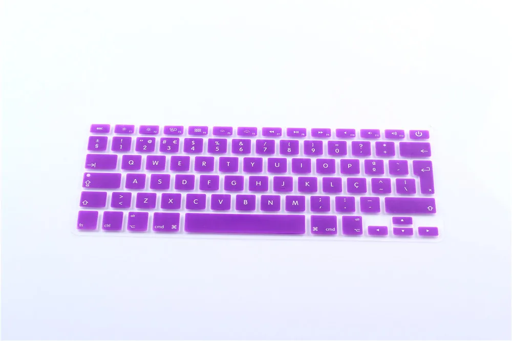 Португальский силиконовый чехол для клавиатуры 100 шт. Macbook Air 13 3 защита pro 15