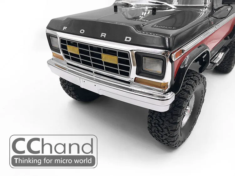 CChand металлический передний бампер для TRX-4 TRX4 Ford BRONCO RC Автомобильная игрушка |