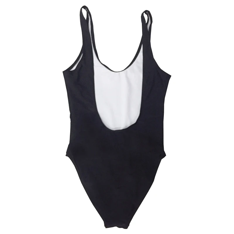 Женский слитный купальник с буквенным принтом AF летний купальный костюм высоким