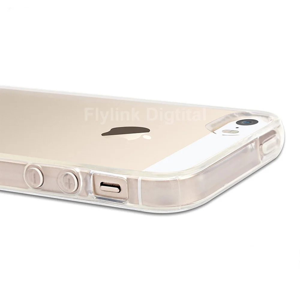 Прозрачный силиконовый Ультратонкий Мягкий чехол из ТПУ для iPhone 6 прозрачный
