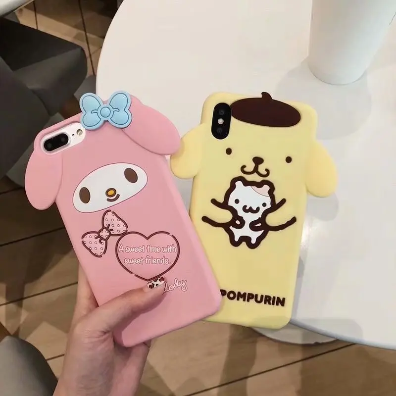 Cinnamoroll 3D Full Perfect Fitted Case For iPhone XR Cute Phone Cover 6 6S 7 8 Plus Xs max Fashion Lovely Pink |