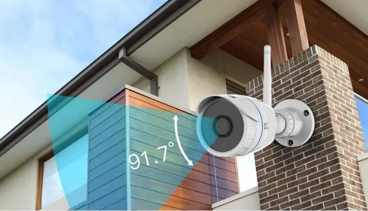 1080P 2MP IP Camera Wifi Outdoor IP66 Waterproof Security Surveillance IR-Cut CCTV Bullet C17S | Безопасность и защита