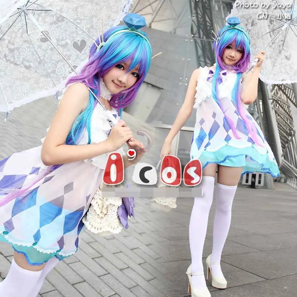 Женский карнавальный костюм VOCALOID 3 AOKI LAPIS бесплатная доставка|cosplay costume|anime cosplay