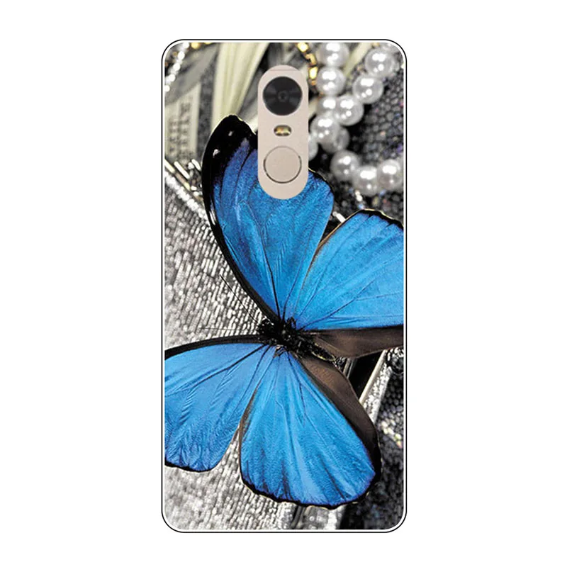 Милый Модный цветочный чехол для Xiaomi Redmi Note 4 Note4 Pro Prime 5 &quot чехлы с рисунком