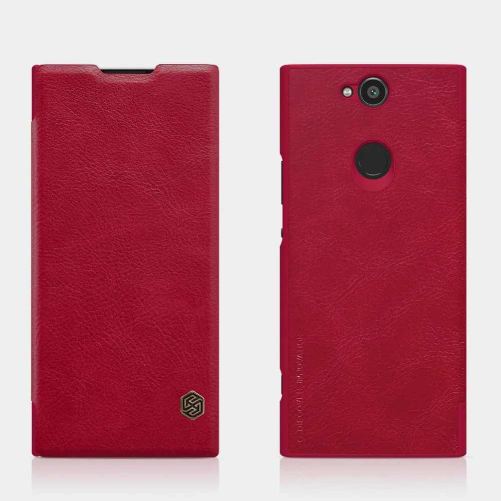 Для sony Xperia XA2 Plus чехол NILLKIN Qin Бизнес Флип кожаный чехол слот для карт задняя крышка для sony XA2 Plus Nilkin чехол для телефона