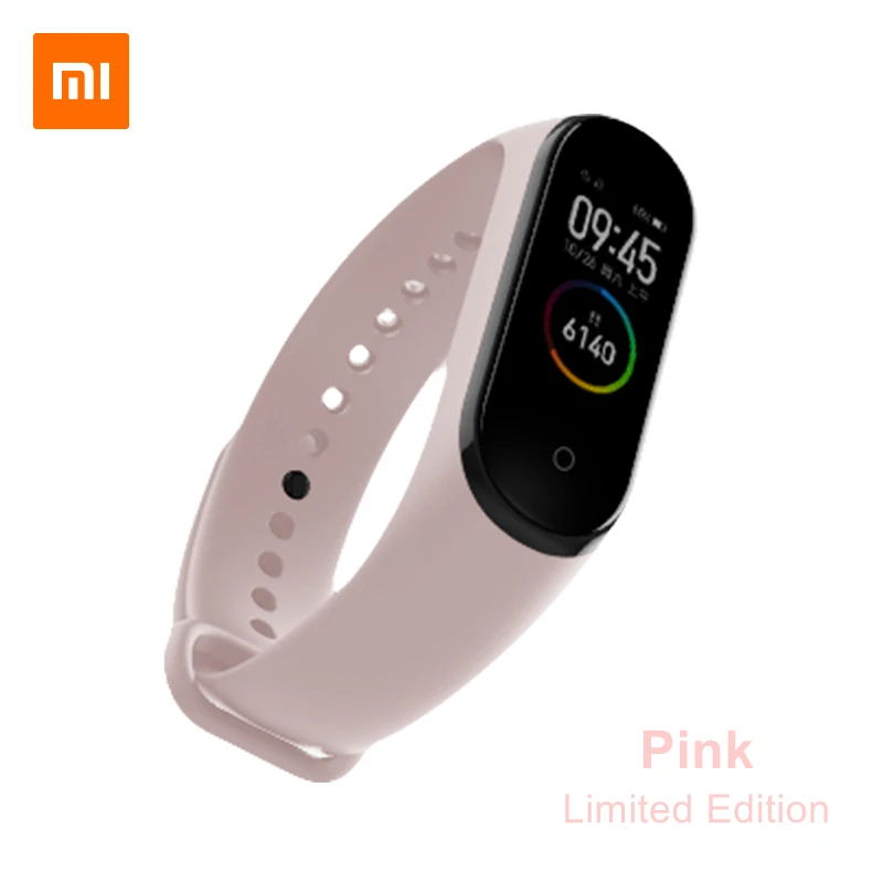 Xiaomi Mi ремешок с 4 ремешками розового цвета Ограниченная серия и винно-Красного цвета специальная серия - Color: Pink Limited