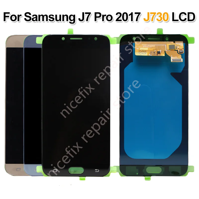 Super AMOLED для Samsung Galaxy J730 J7 Pro 2017 ЖК дисплей + кодирующий преобразователь сенсорного