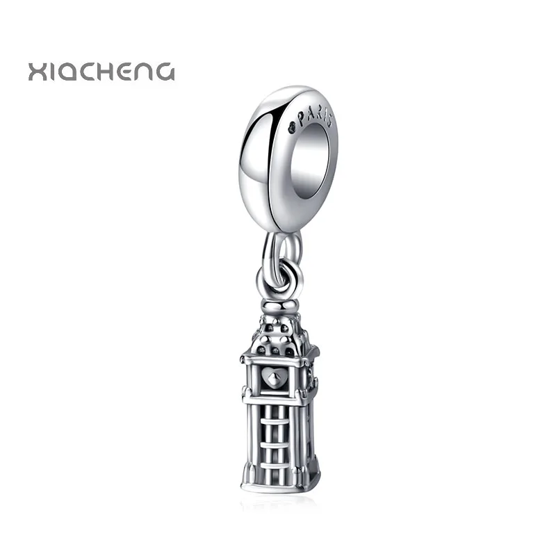 

Diy Silver Color Beads Charms The Big Ben Pendant for Women Diy Pandora Charms Bracelets & Bangles Jewelry