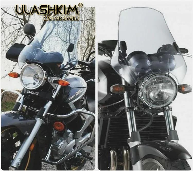 Универсальный мотоцикл Windshild для большинства мотоциклов скутер MOPD YBR125 CB400 CB400R HONGLONG600 CB1000