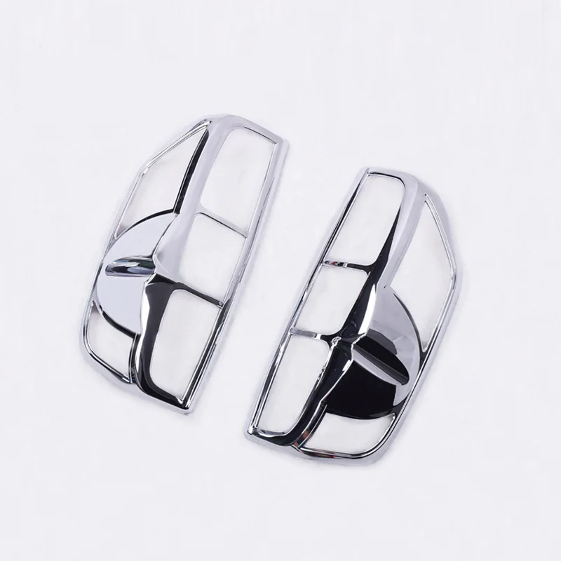 

FUNDUOO For Nissan Navara Frontier D40 4 Door 2005-2013 New Chrome Taillight Cover Trim Sticker Car Accessories Styling Decal