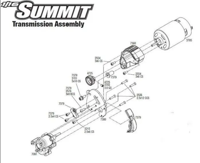Горячие гонки Traxxas 1/16 E Revo саммит Алюминий 540 550 мотор Conversion Kit VXS18X01|Детали и