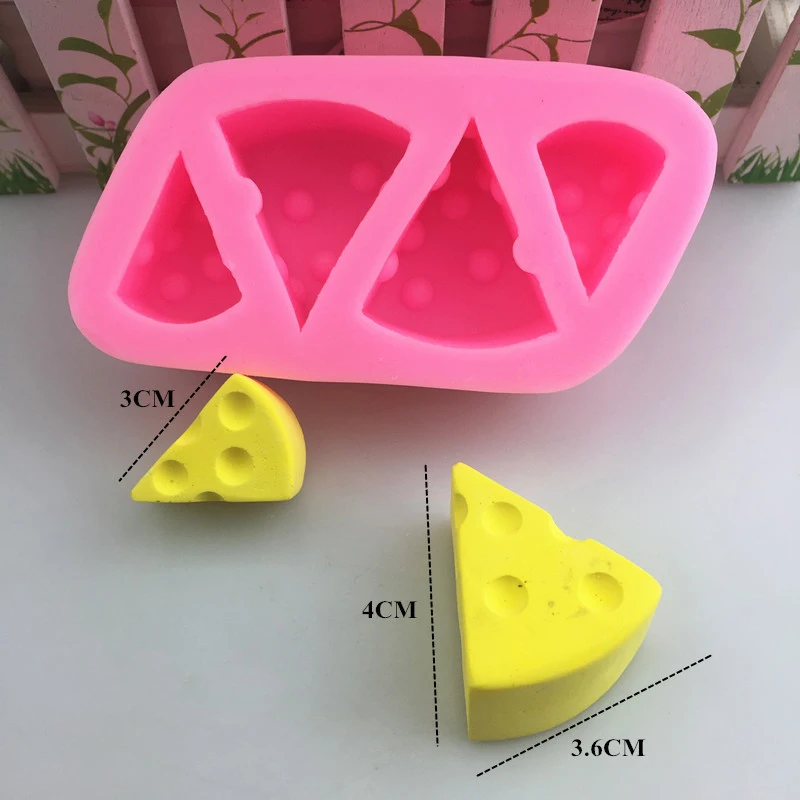 3D форма блока сыра помадка торт украшения формы Diy мыло конфеты желе шоколад | Дом