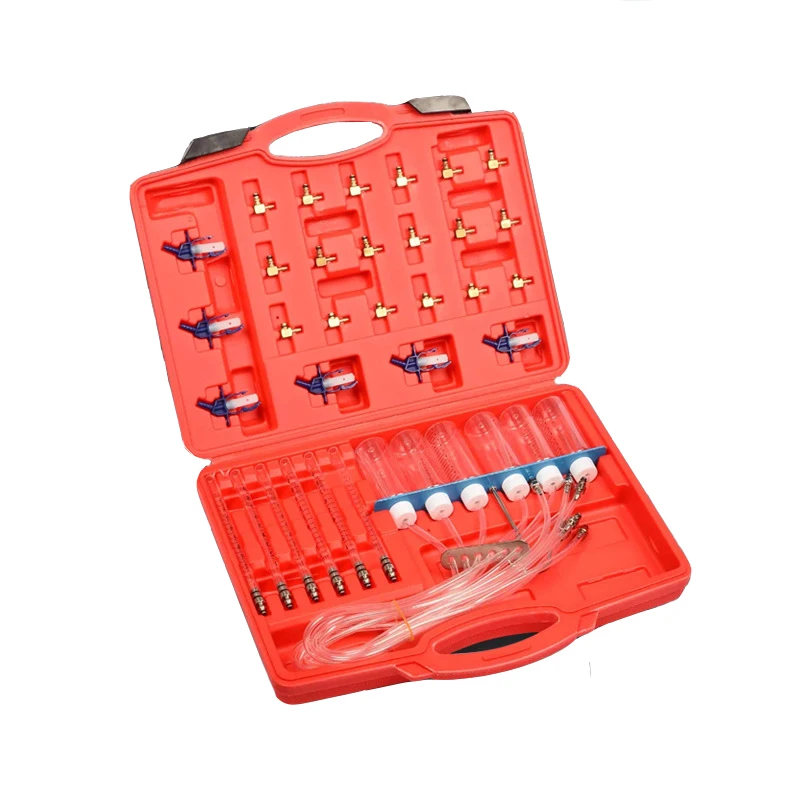 

high quality Diesel Injector Flow Meter Test Kit Common Rail Adaptor Fuel Tester Set Automotive Tools