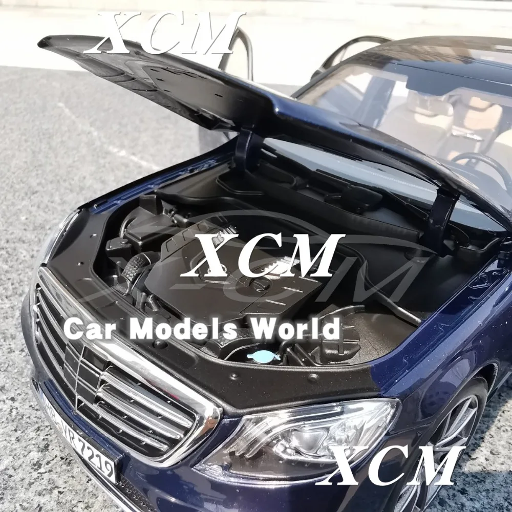 Модель автомобиля под давлением для Norev S-Class A M G-Line 2018 (синий) 1:18 + небольшой
