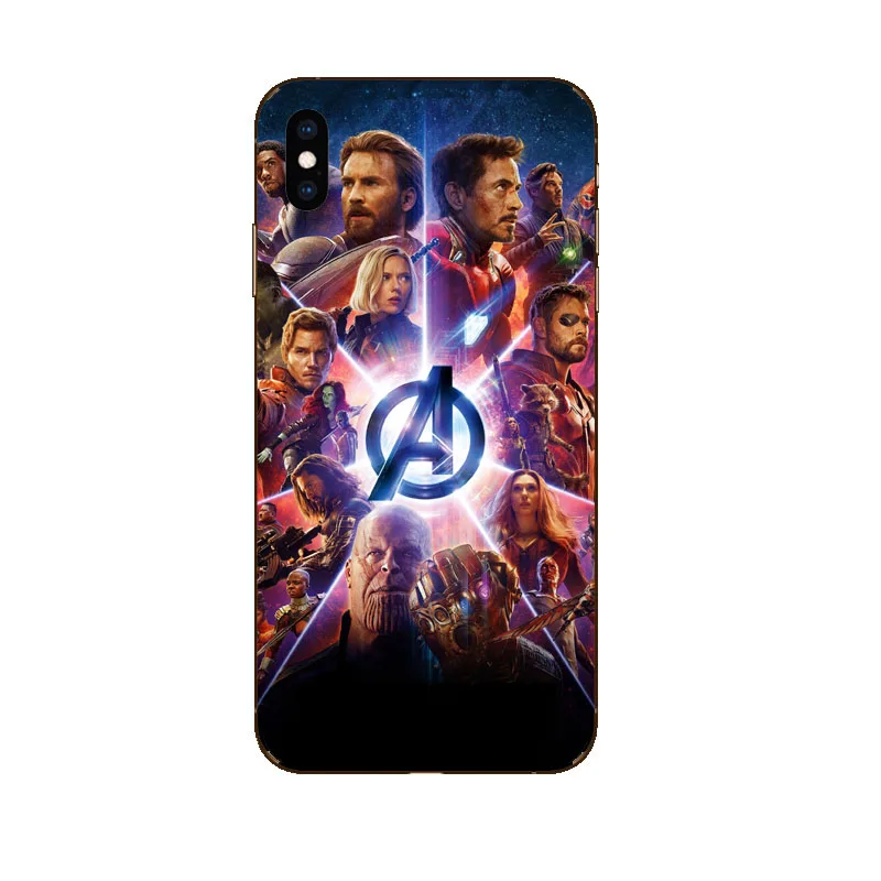 Силиконовый чехол Captain AmericaTPU для iPhone 11Pro 8 Plus X XS Max XR 5 6 6S Wolverine 7 | Мобильные телефоны