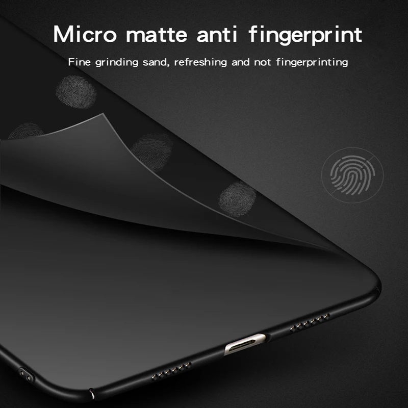 Ударопрочный ультра тонкий чехол для Xiaomi Redmi 6A 7 7A Матовый Жесткий ПК Xiomi 6 Pro Y3 K20